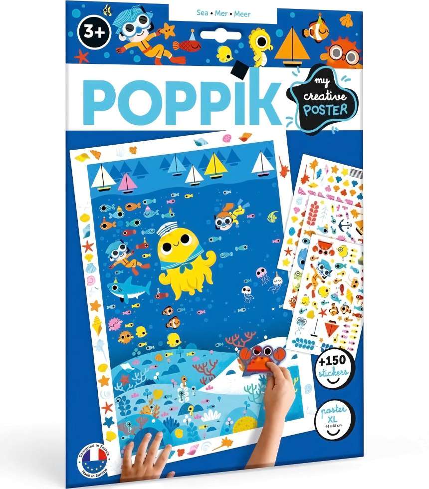 Poster à stickers mer