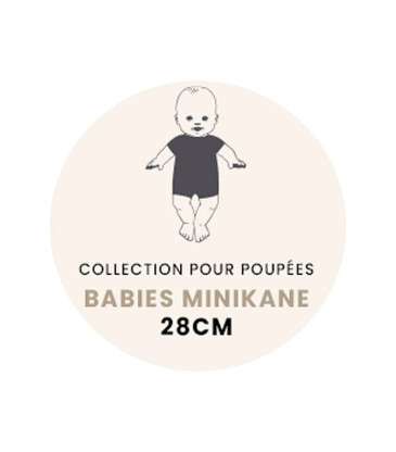 Robe Lena poupée Gordis rose thé