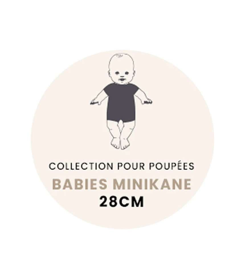 Robe Lena poupée Gordis rose thé