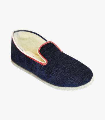 Charentaise Mael bleu marine