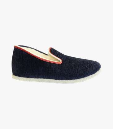 Charentaise Mael bleu marine