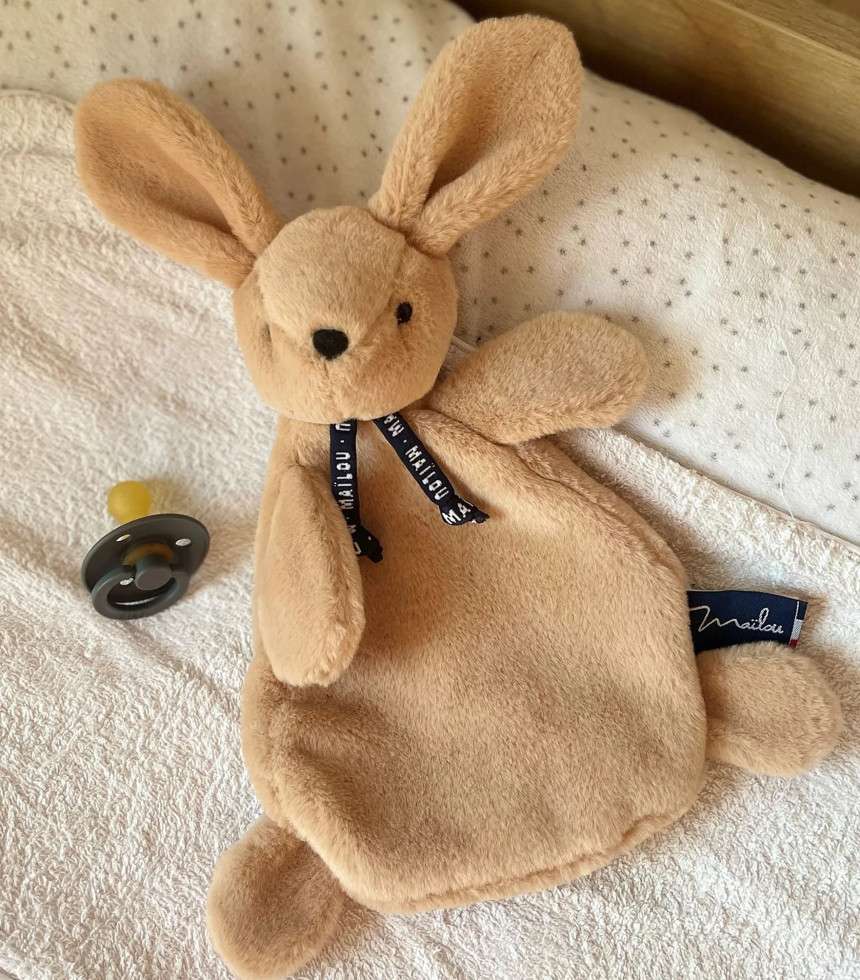 Doudou lapin Dorlotin beige