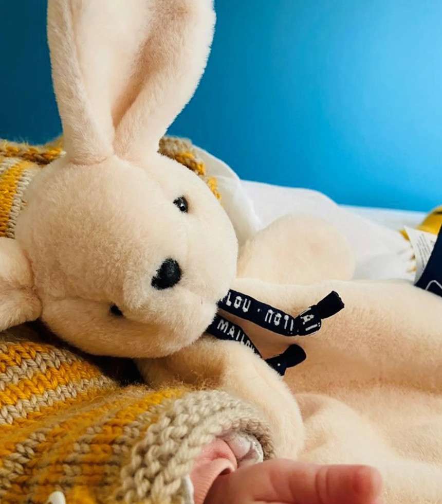 Doudou lapin Dorlotin beige