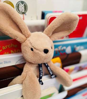Doudou lapin Dorlotin beige