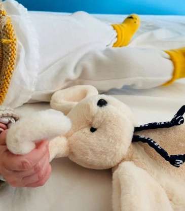 Doudou lapin Dorlotin beige