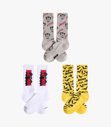 Box chaussettes Athletic Batman multicolore