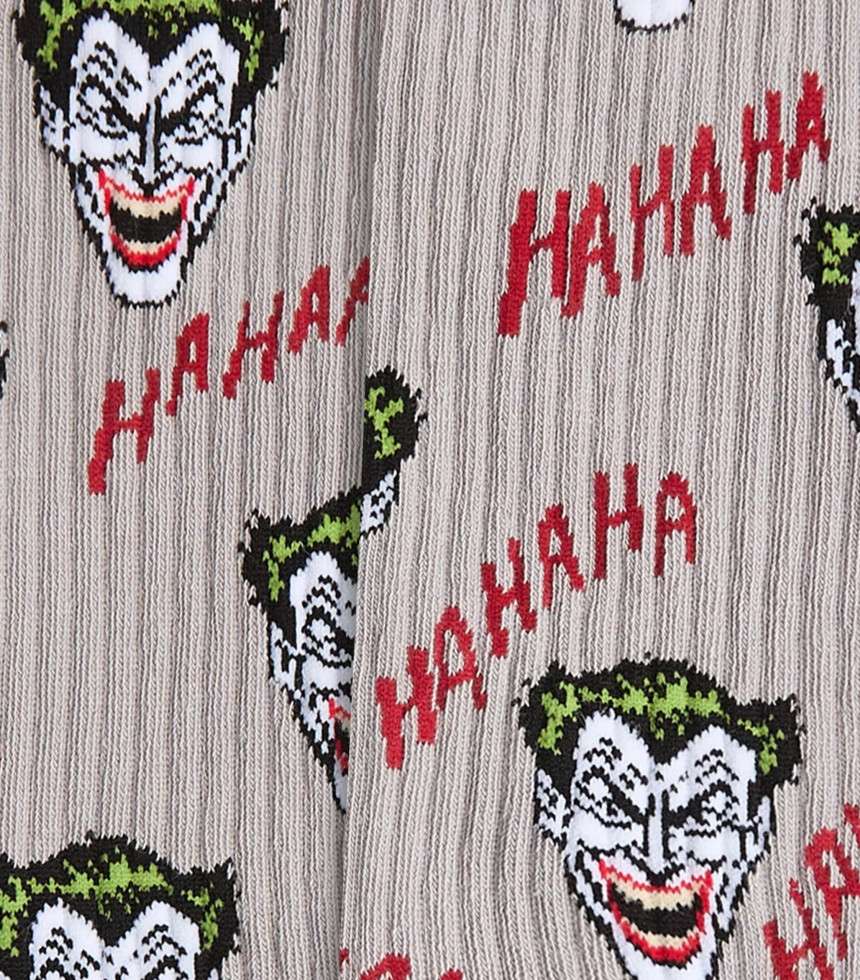 Chaussettes Athletic Batman Joker gris