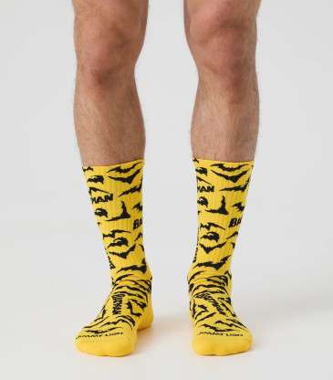 Chaussettes Athletic Batman Bats jaune