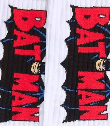 Chaussettes Athletic Batman blanc