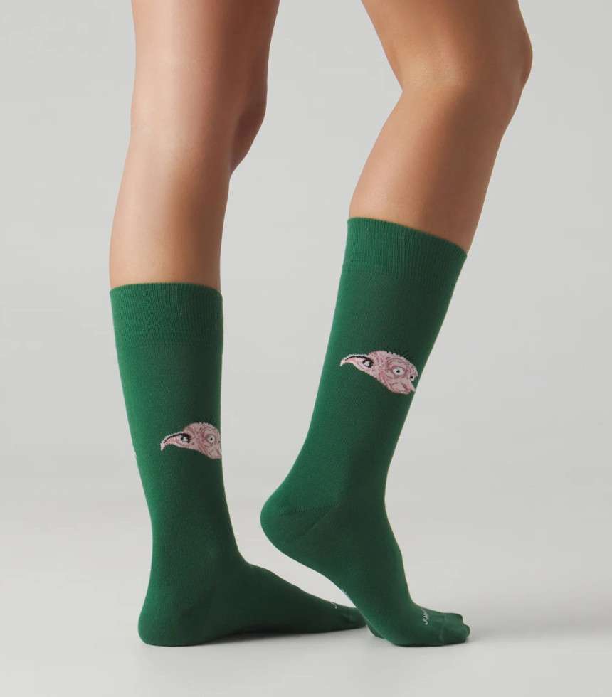Chaussettes Harry Potter Dobby vert