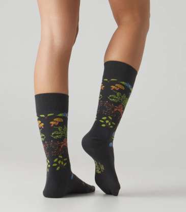 Chaussettes Harry Potter Herbology gris