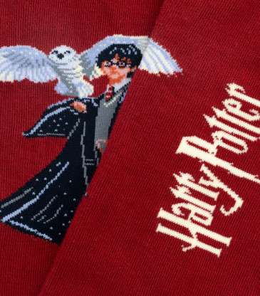 Chaussettes The Boy Who Lived burgundy