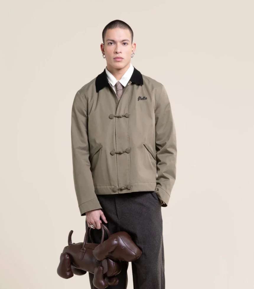 Veste imperméable Carnot kaki