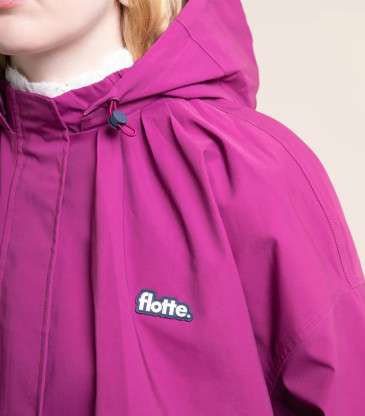 Veste imperméable Garance framboise