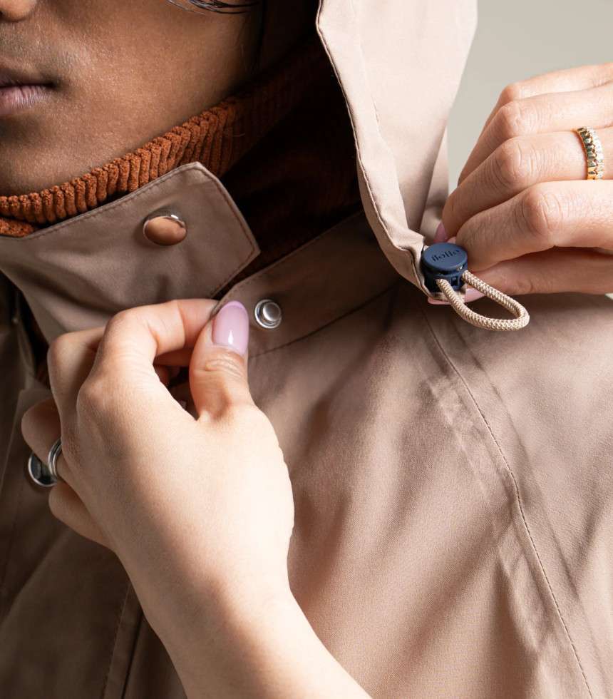 Veste imperméable Archives sahara cannelle