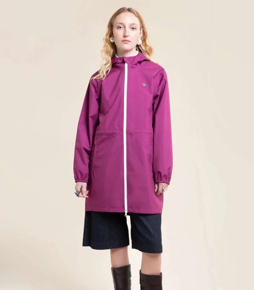 Imperméable Amelot framboise