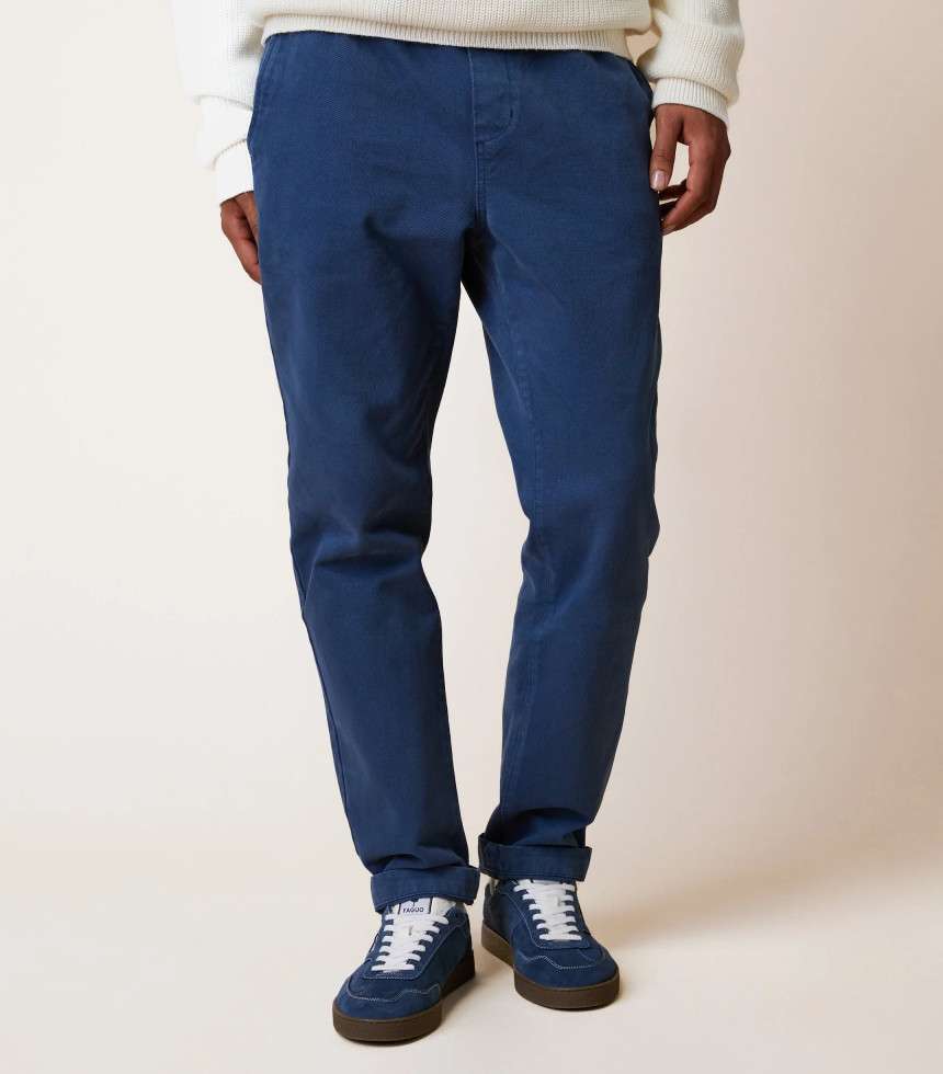 Pantalon Dreuille bleu foncé