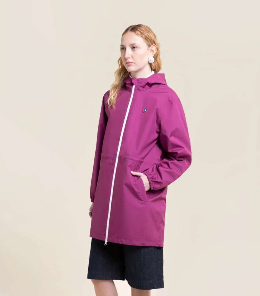 Imperméable Amelot framboise