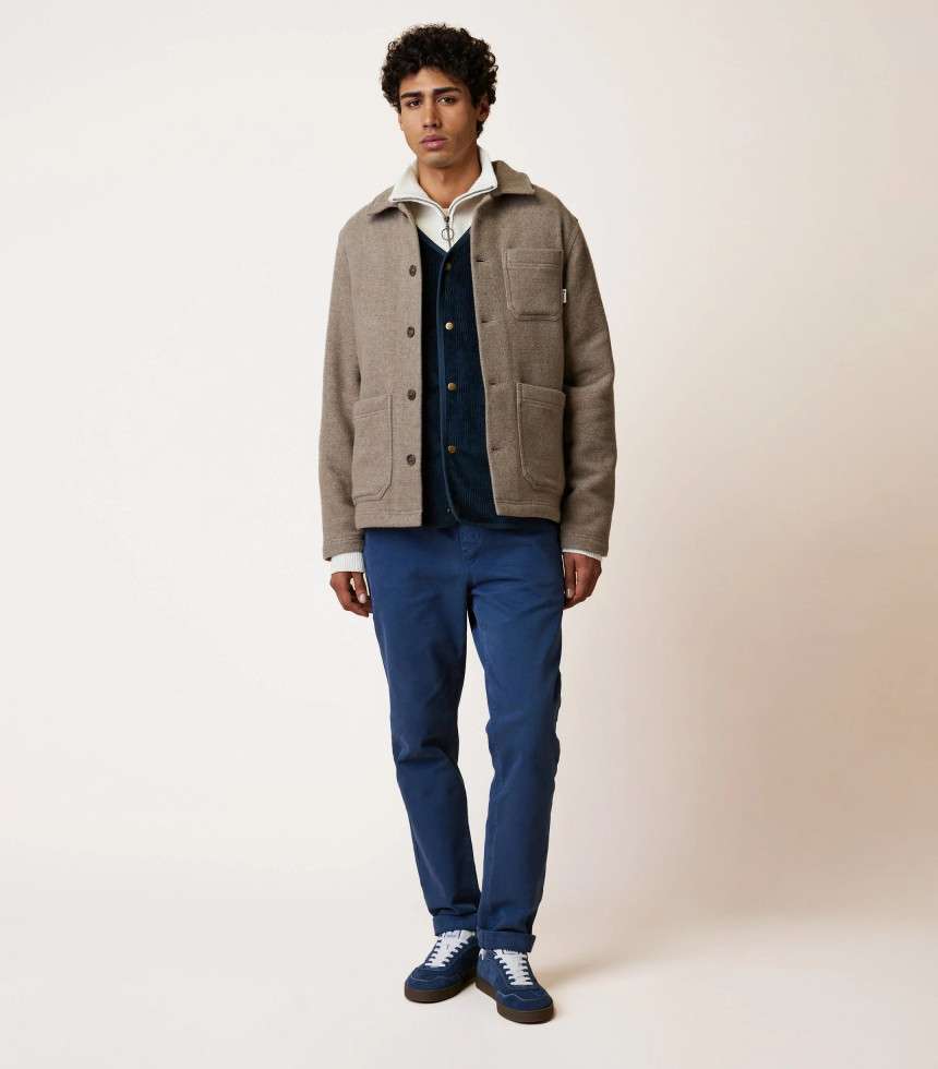 Pantalon Dreuille bleu foncé