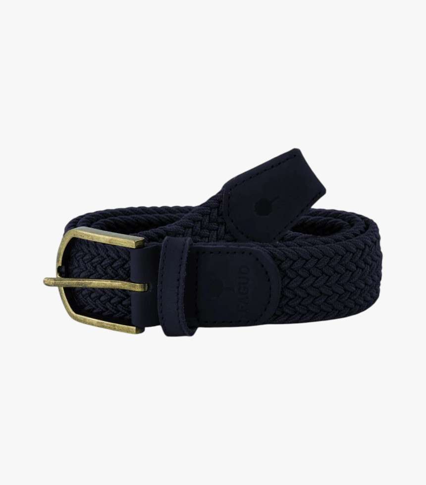 Ceinture tressée bleu marine