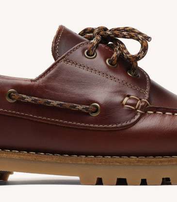 Chaussures bateau Larch marron