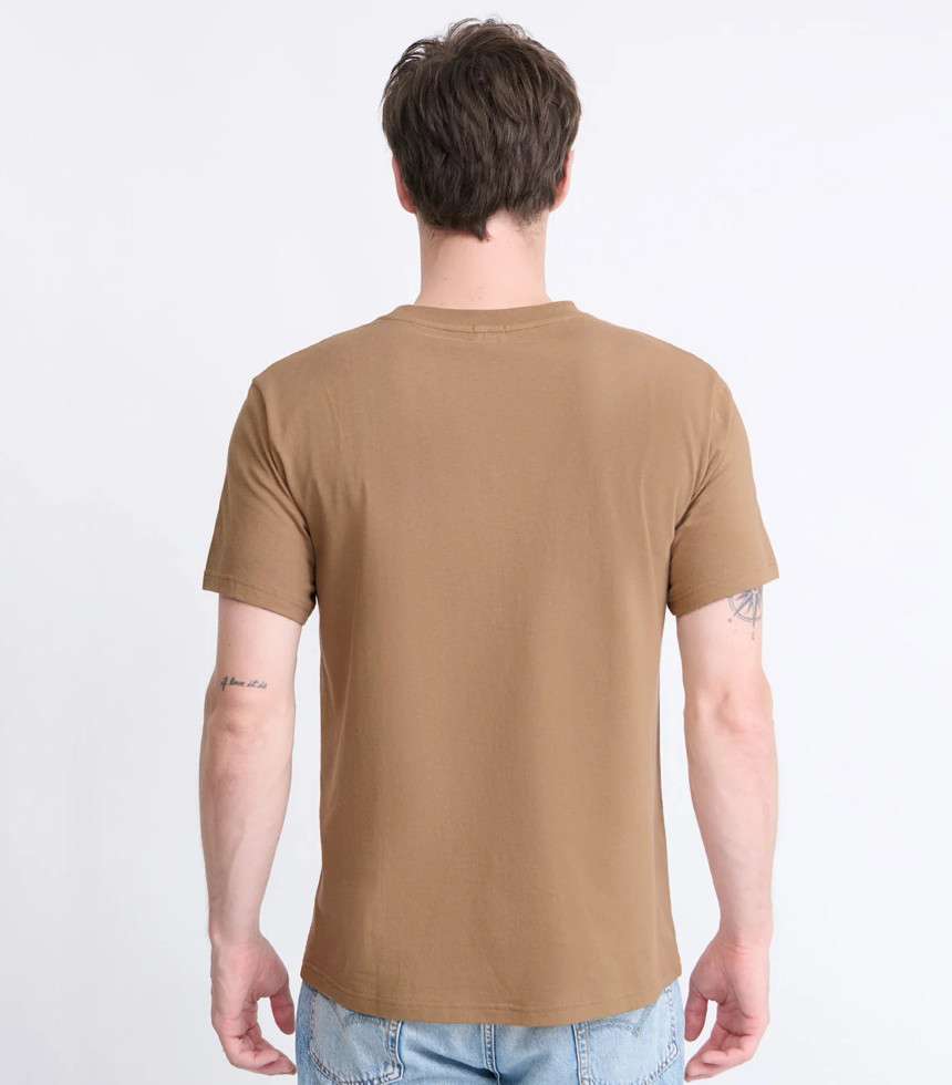 T-shirt Papa ours café