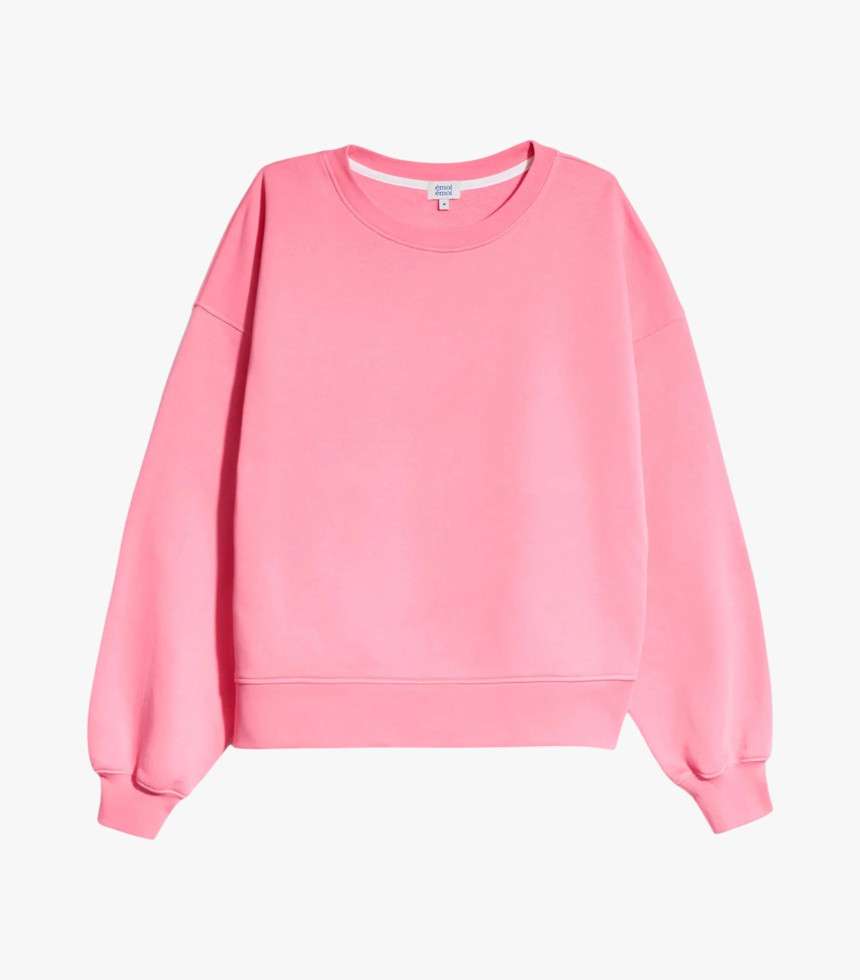Sweat Cœur solaire coudières rose