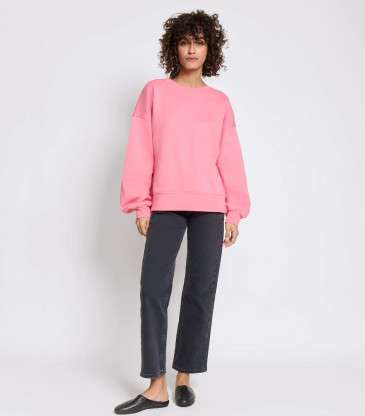Sweat Cœur solaire coudières rose