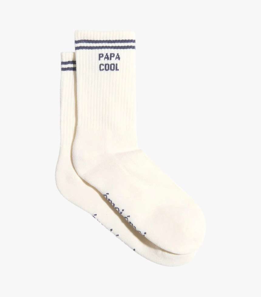 Chaussettes Papa cool écru