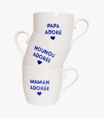 Mug Maman adorée bleu