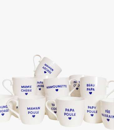 Mug Maman adorée bleu