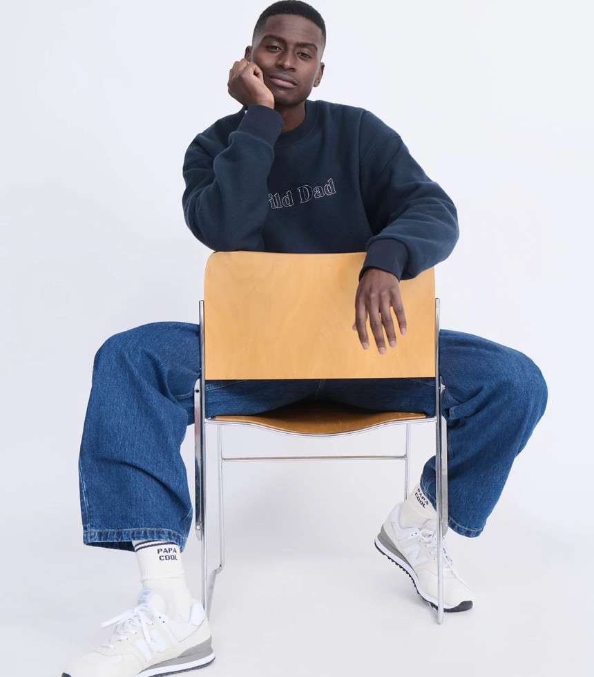 Chaussettes Papa cool écru