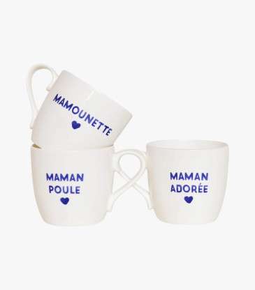 Mug Maman adorée bleu