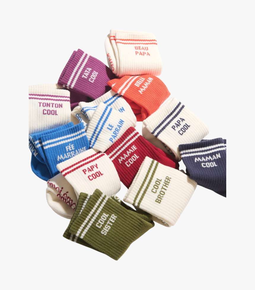 Chaussettes Papa cool écru