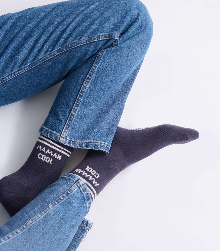 Chaussettes Maman cool encre