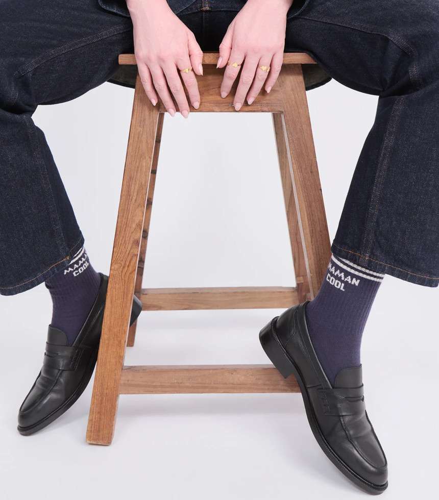 Chaussettes Maman cool encre