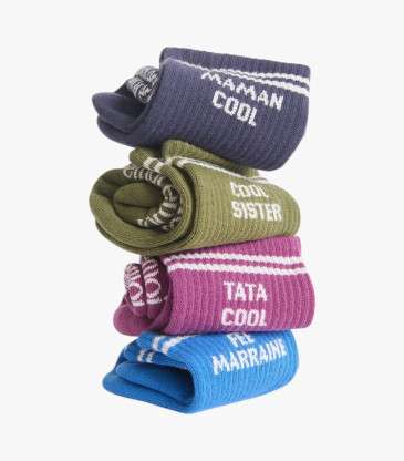 Chaussettes Maman cool encre