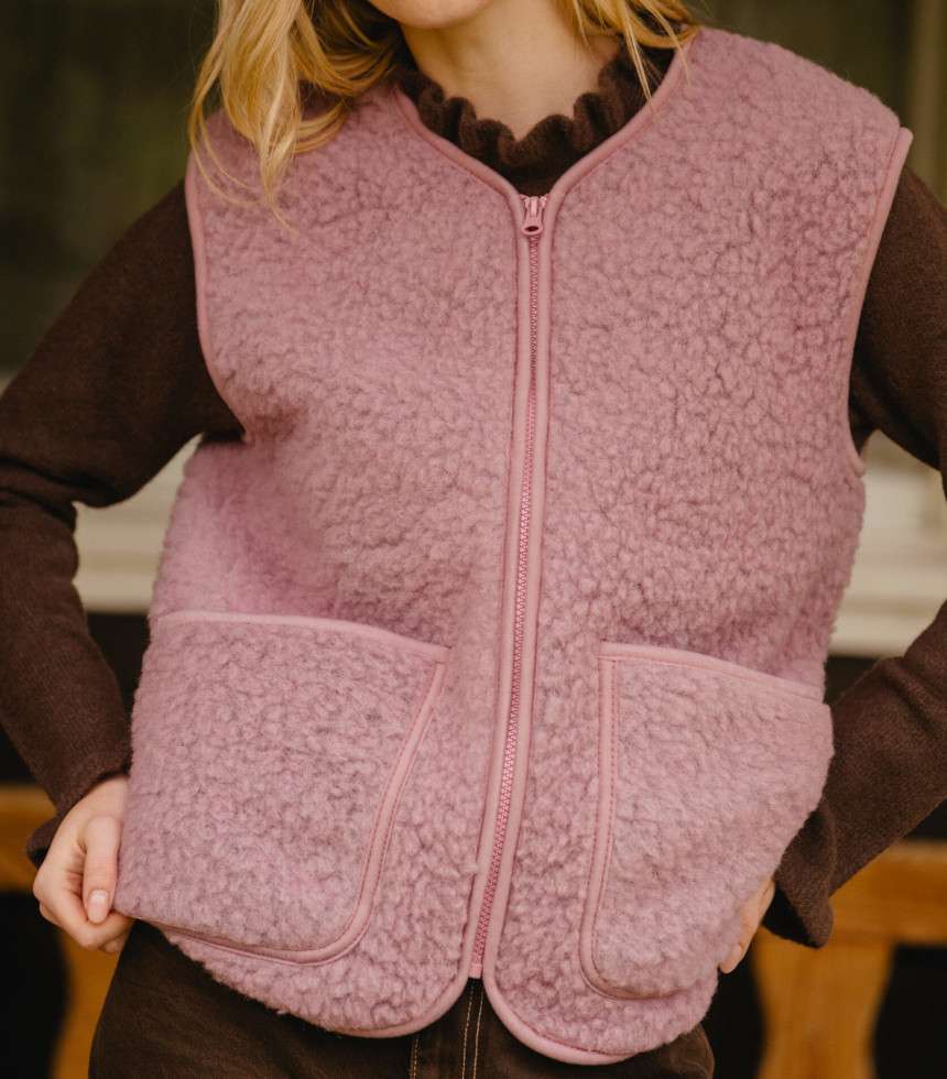 Veste sans manches Pepitco cherry liquor