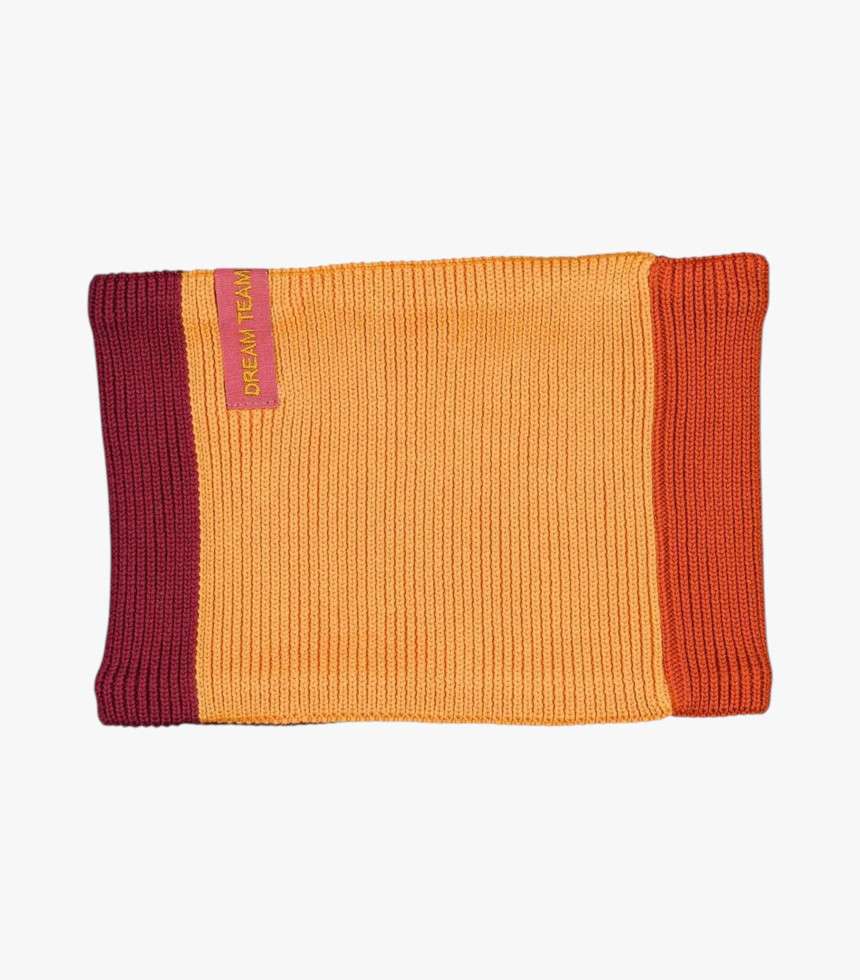 Snood tricolore Dream Team marron