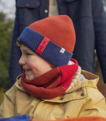 Snood tricolore High Five bleu