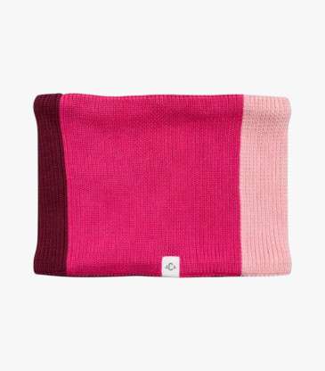 Snood tricolore Drama Queen fuchsia