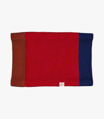 Snood tricolore High Five bleu