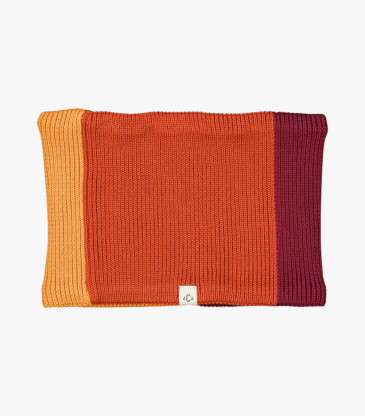 Snood tricolore Dream Team marron