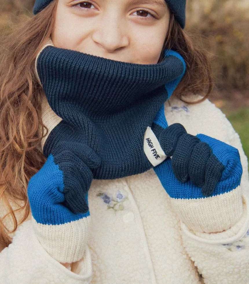 Gants Tricolores bleu