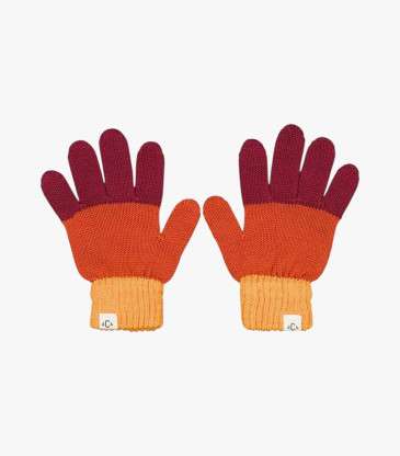 Gants Tricolore marron