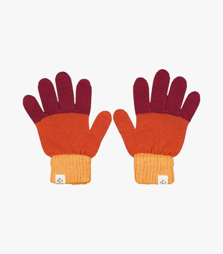 Gants Tricolore marron
