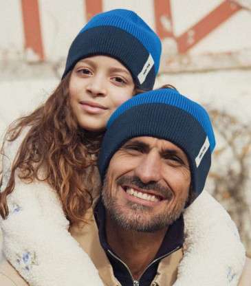 Bonnet bicolore High Five bleu