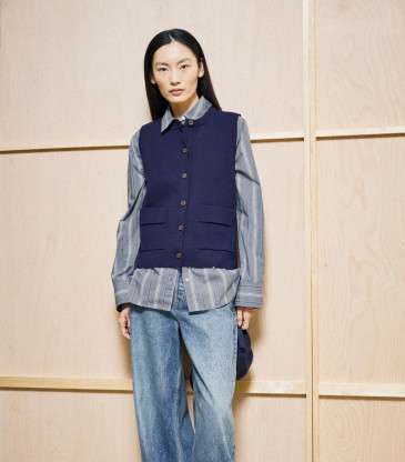 Pull SM Compact Crew bleu marine