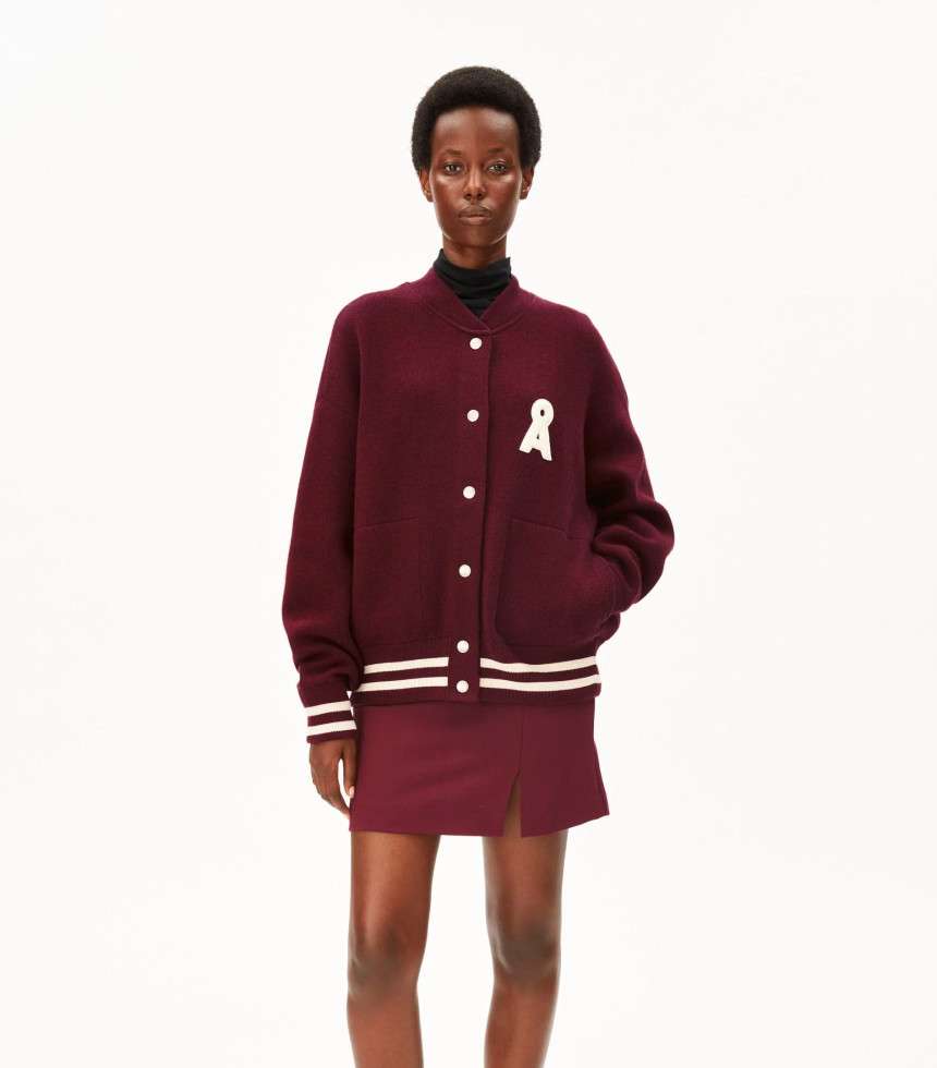 Bomber Iconic Å rouge et bleu marine