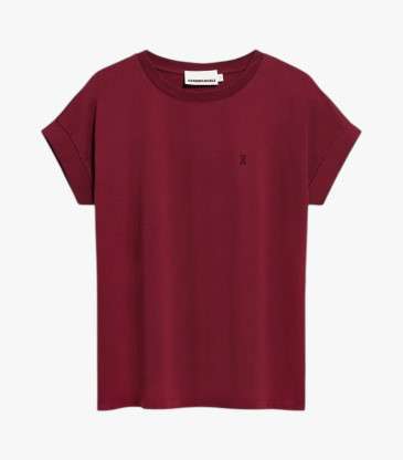T-shirt Idaara rouge velours